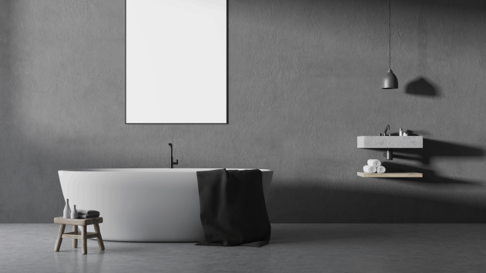 Schlichtes zeitloses Design an der Wand mit Hilfe der fugenlosen Oberflächen | Malerbetrieb Ingo Häusler Heilbronn